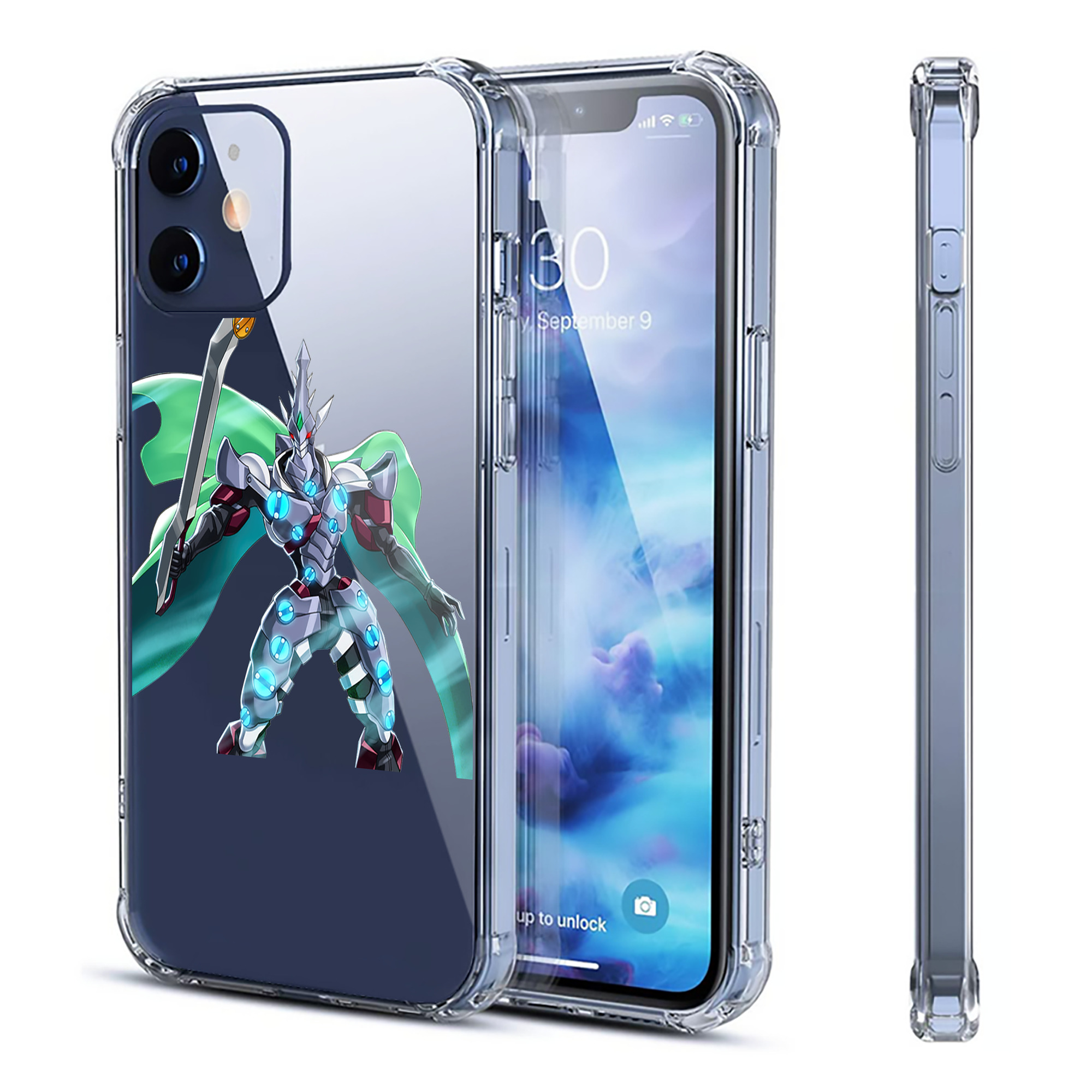 （画像用） 遊☆戯☆王 Yu-Gi-Oh! 【iPhone 12シリーズ対応】透明スマホケース（クリアソフトケース）